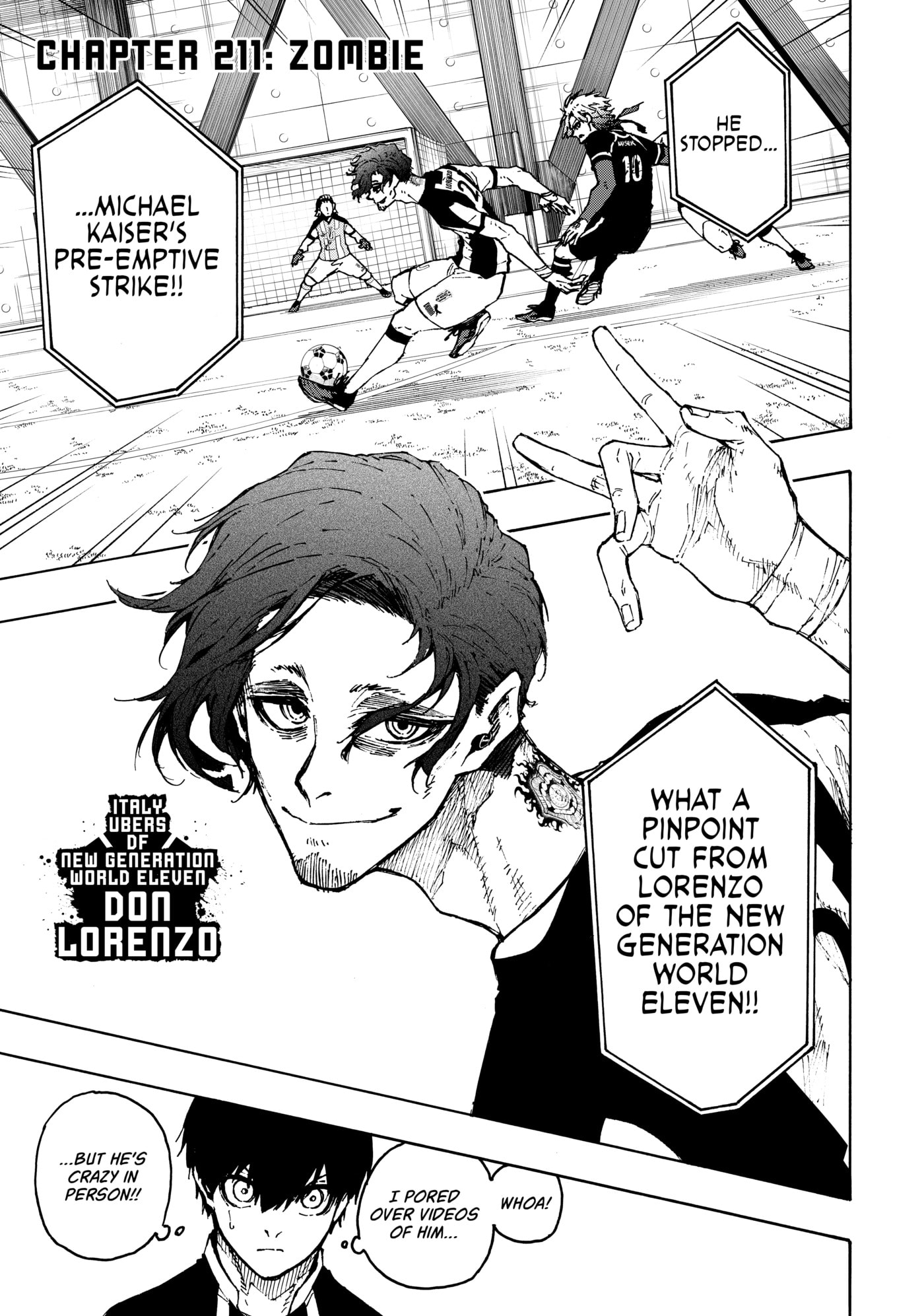 Blue Lock Chapter 211 page 1 - 