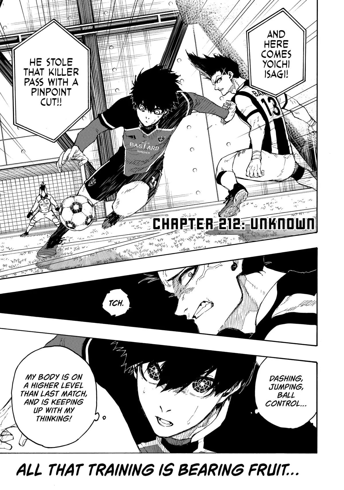 Blue Lock Chapter 212 page 1 - 