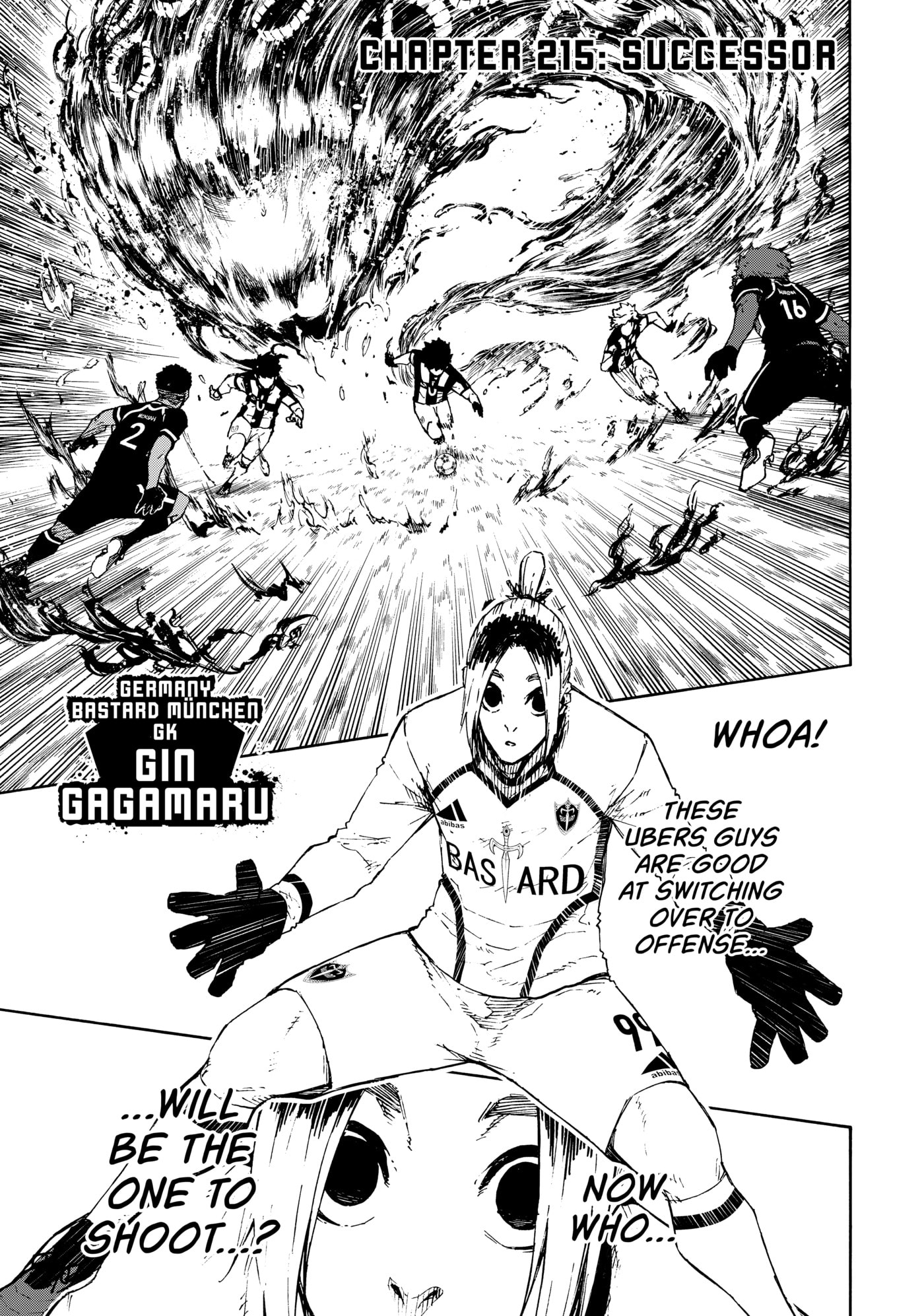 Blue Lock Chapter 215 page 1 - 