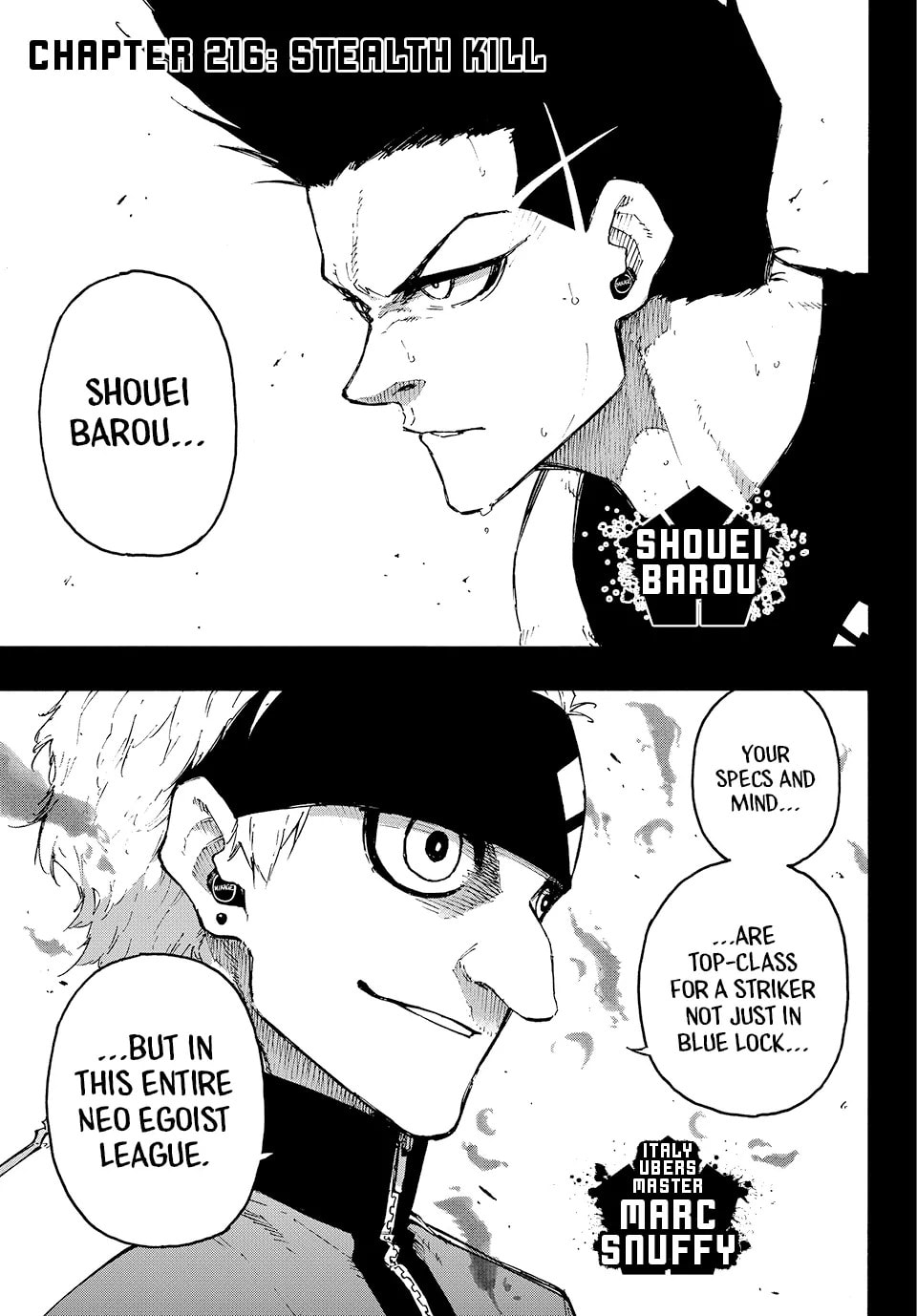 Blue Lock Chapter 216 page 1 - 