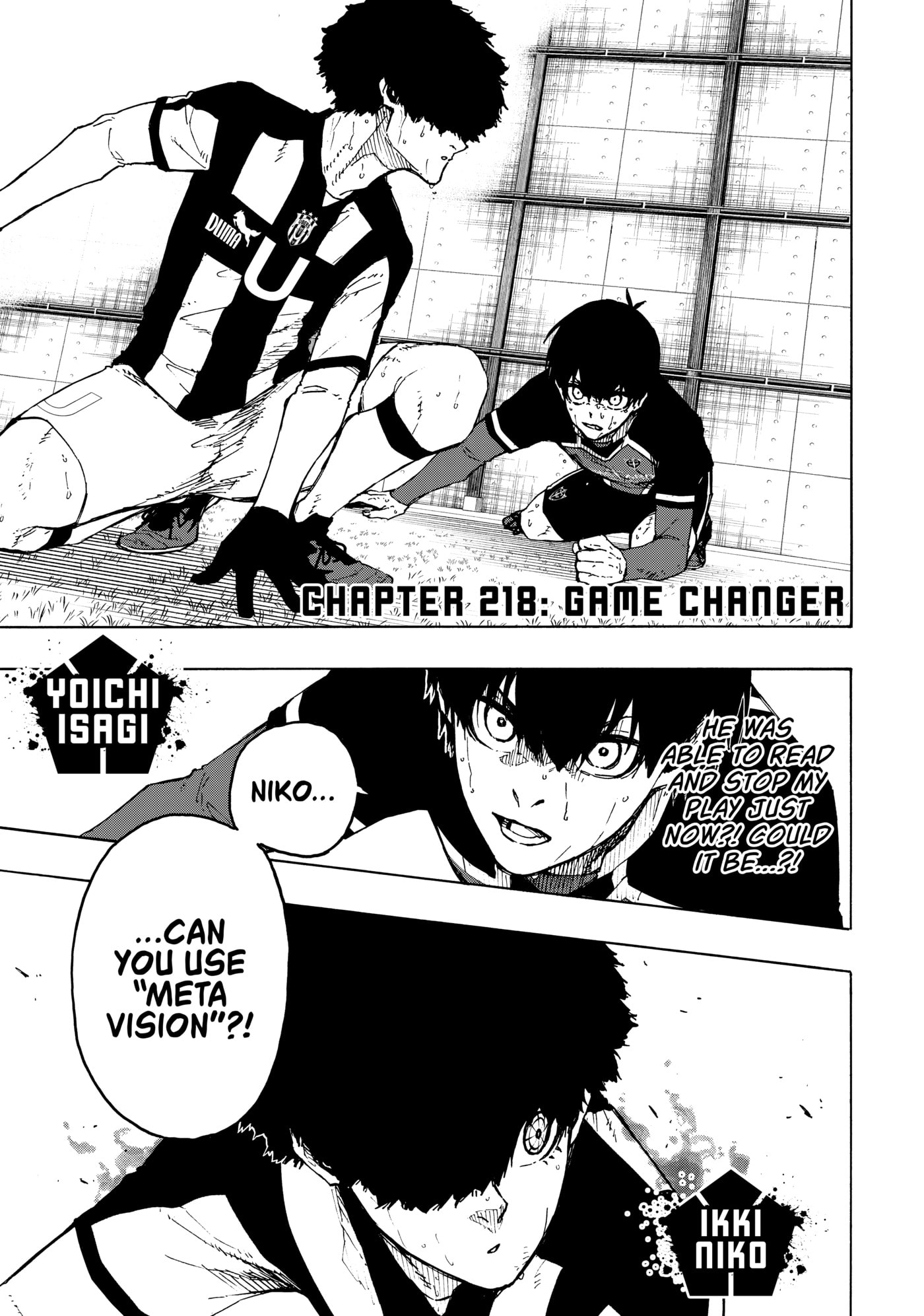 Blue Lock Chapter 218 page 1 - 