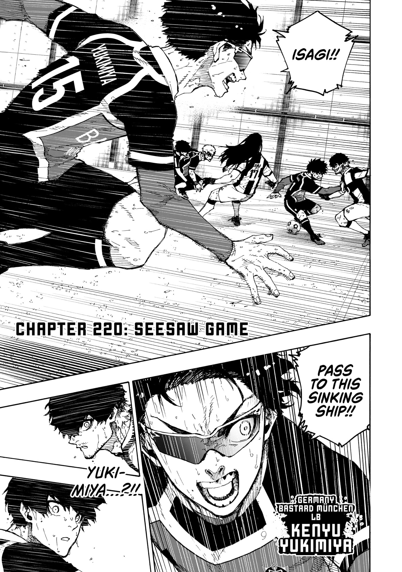 Blue Lock Chapter 220 page 1 - 