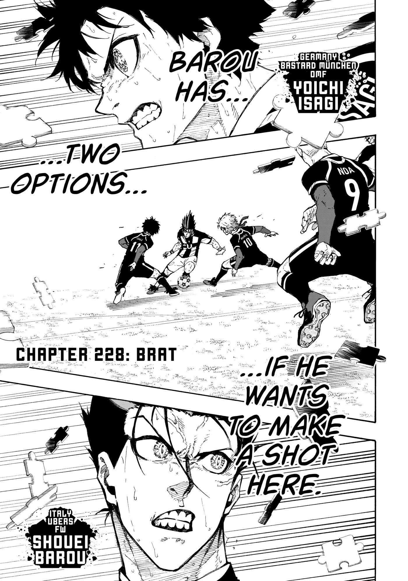 Blue Lock Chapter 228 page 1 - 