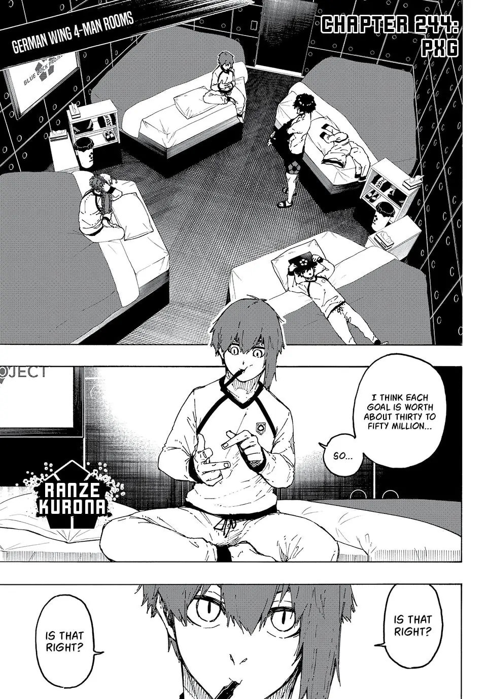 Blue Lock Chapter 244 page 1 - 