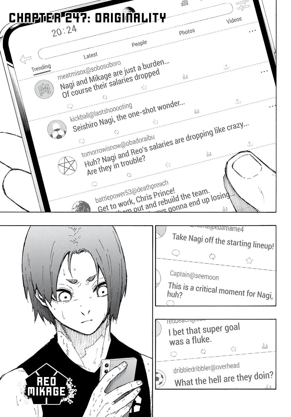 Blue Lock Chapter 247 page 1 - 