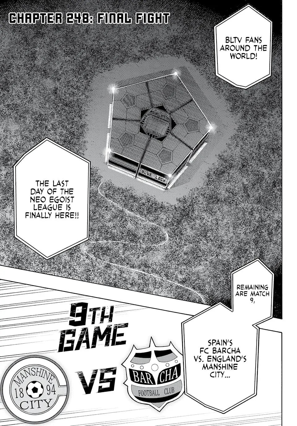 Blue Lock Chapter 248 page 1 - 