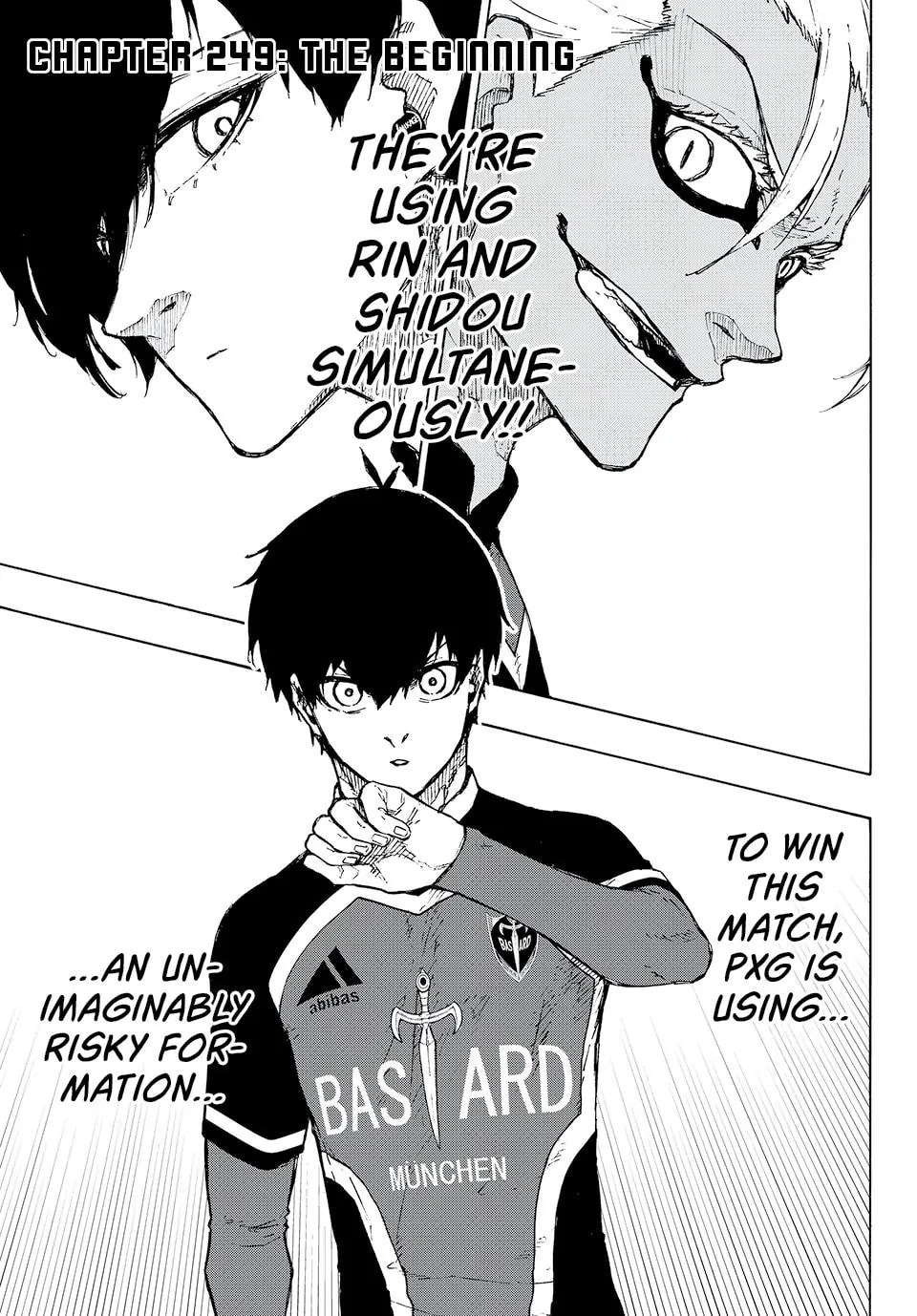 Blue Lock Chapter 249 page 1 - 