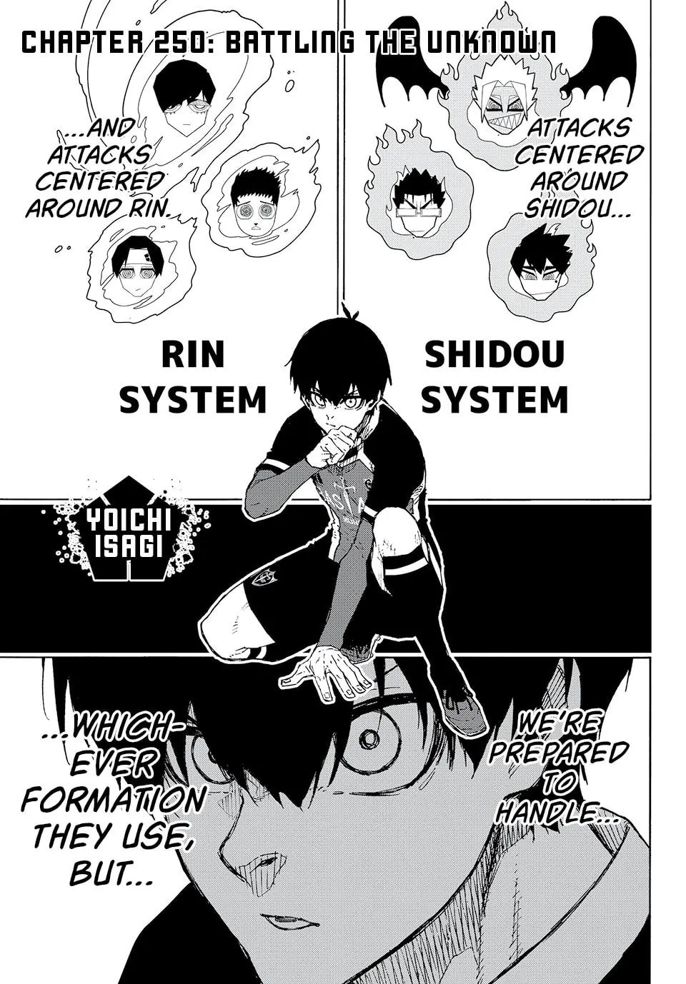 Blue Lock Chapter 250 page 1 - 