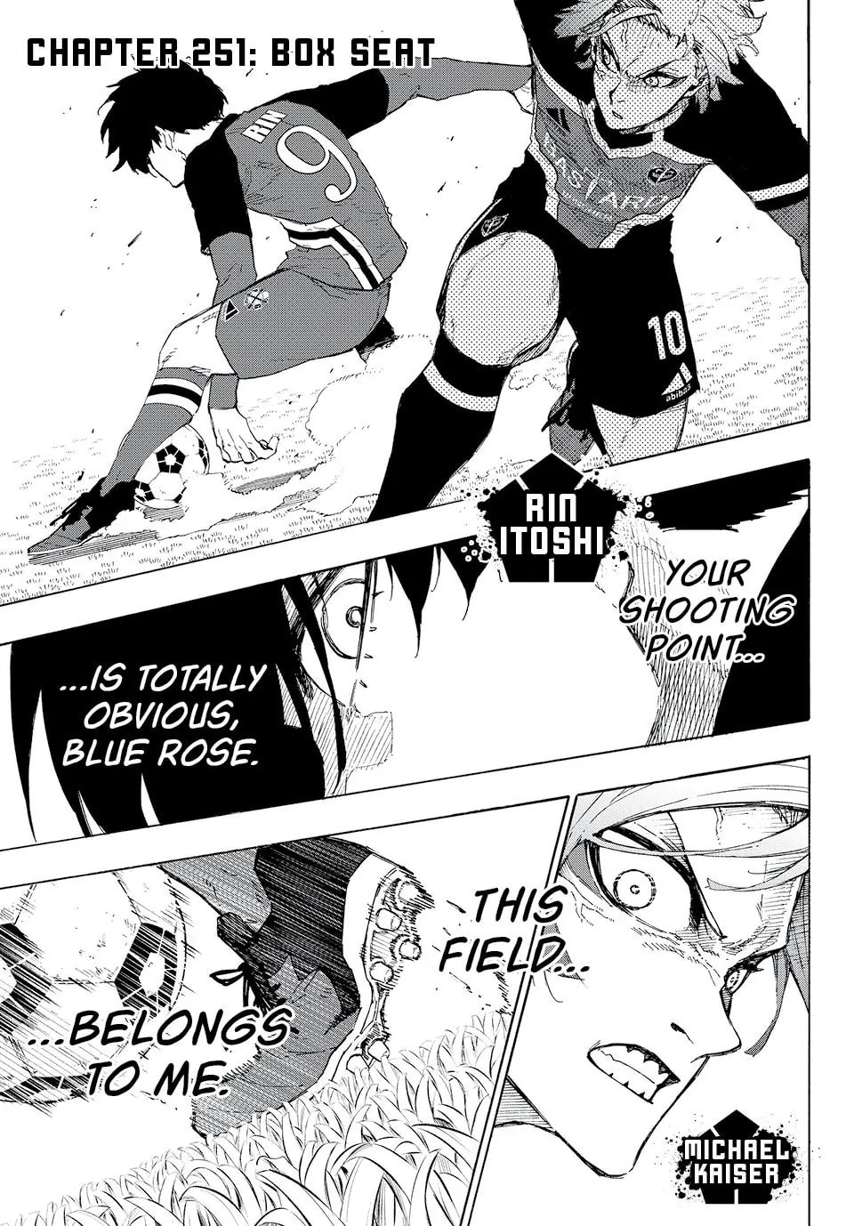 Blue Lock Chapter 251 page 1 - 