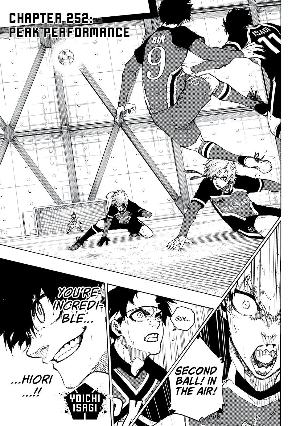 Blue Lock Chapter 252 page 1 - 