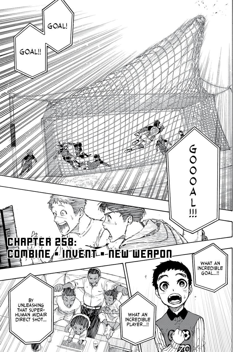Blue Lock Chapter 258 page 1 - 