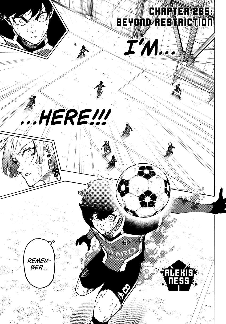 Blue Lock Chapter 265 page 1 - 