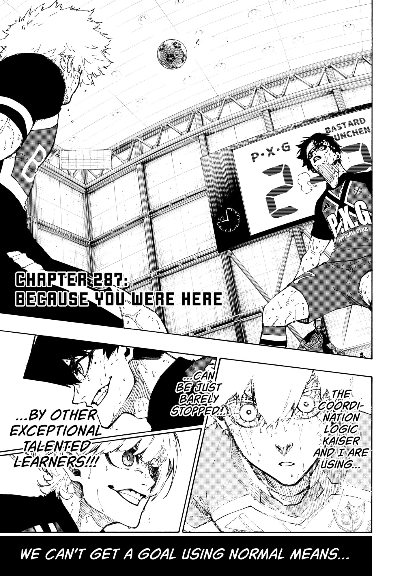 Blue Lock Chapter 287 page 1 - 