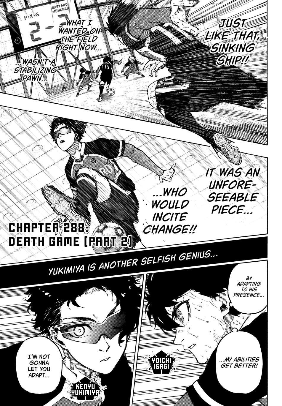Blue Lock Chapter 288.2 page 1 - 