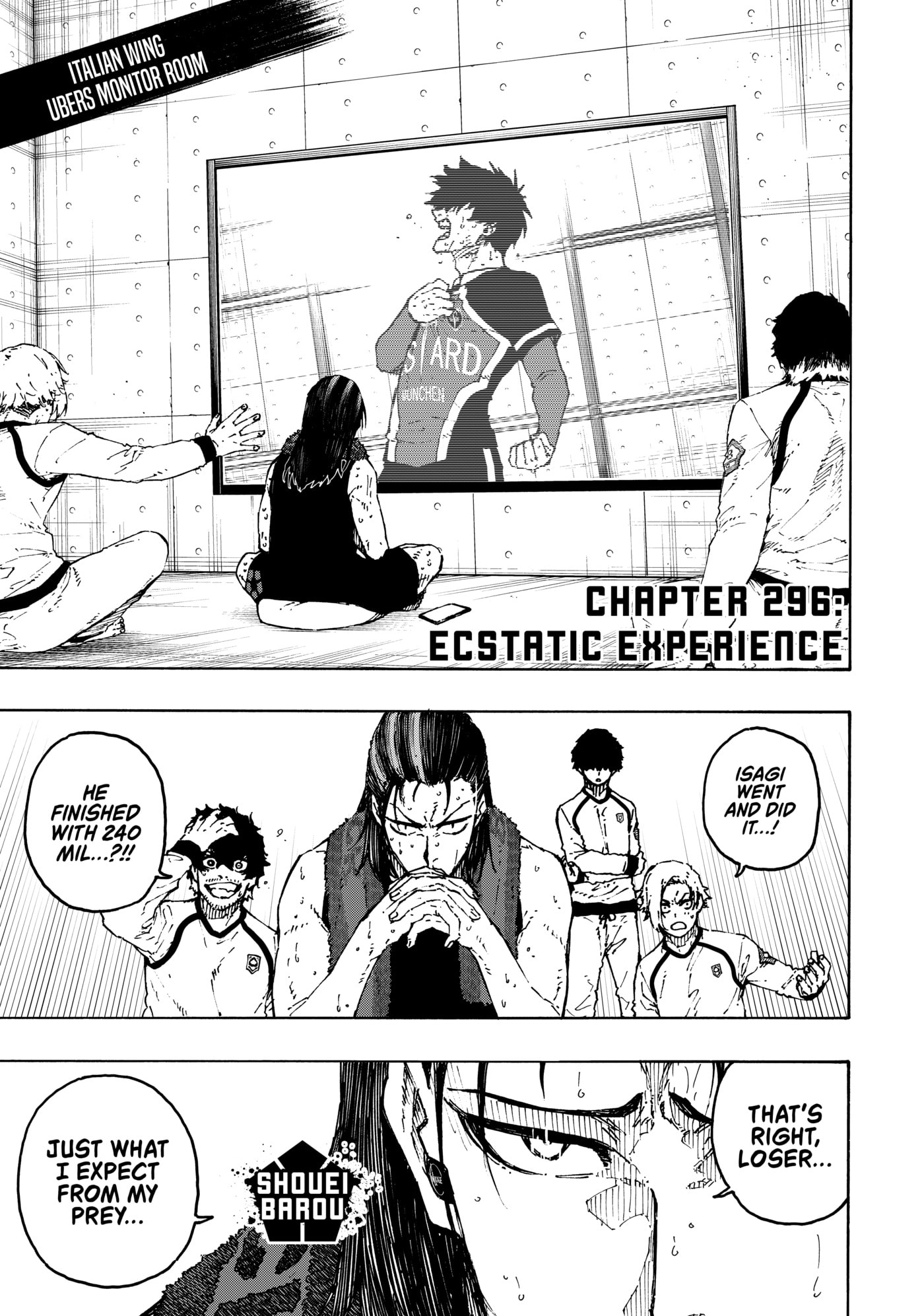 Blue Lock Chapter 296 page 1 - 