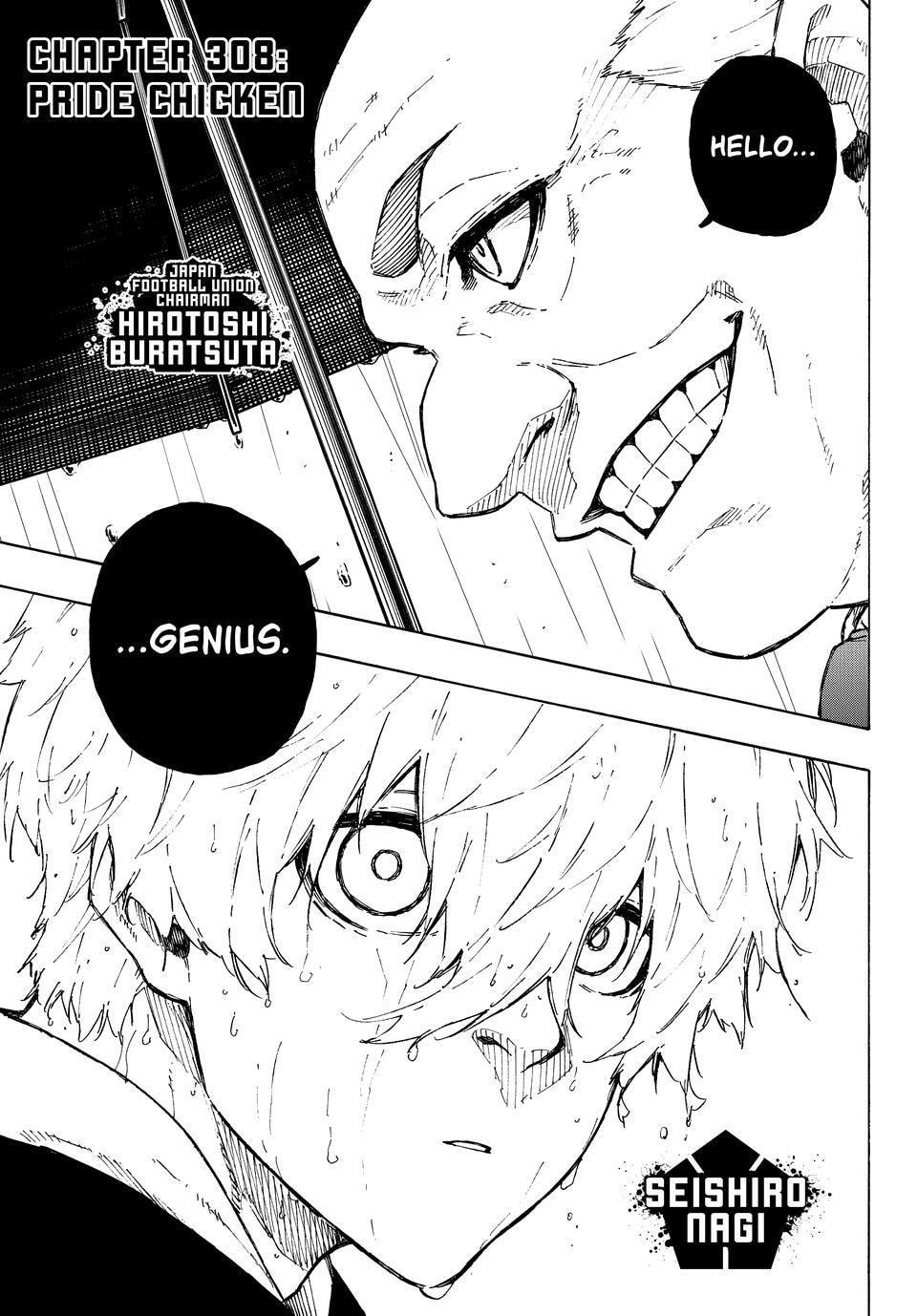 Blue Lock Chapter 308 page 1 - 