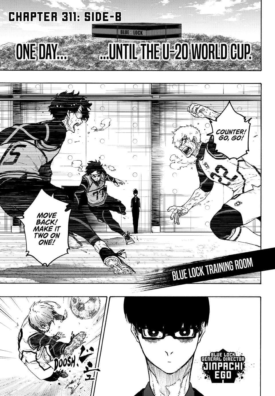 Blue Lock Chapter 311 page 1 - 