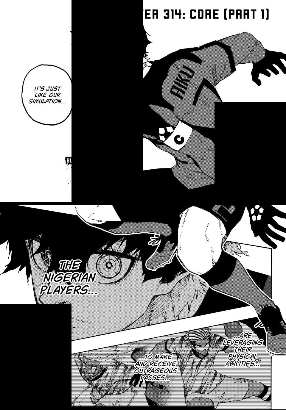 Blue Lock Chapter 314.1 page 1 - 
