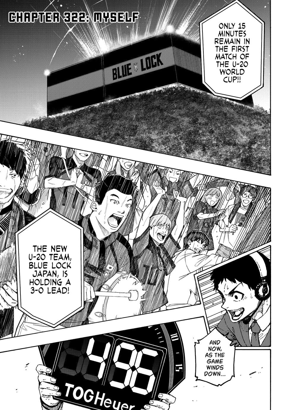 Blue Lock Chapter 322 page 1 - 