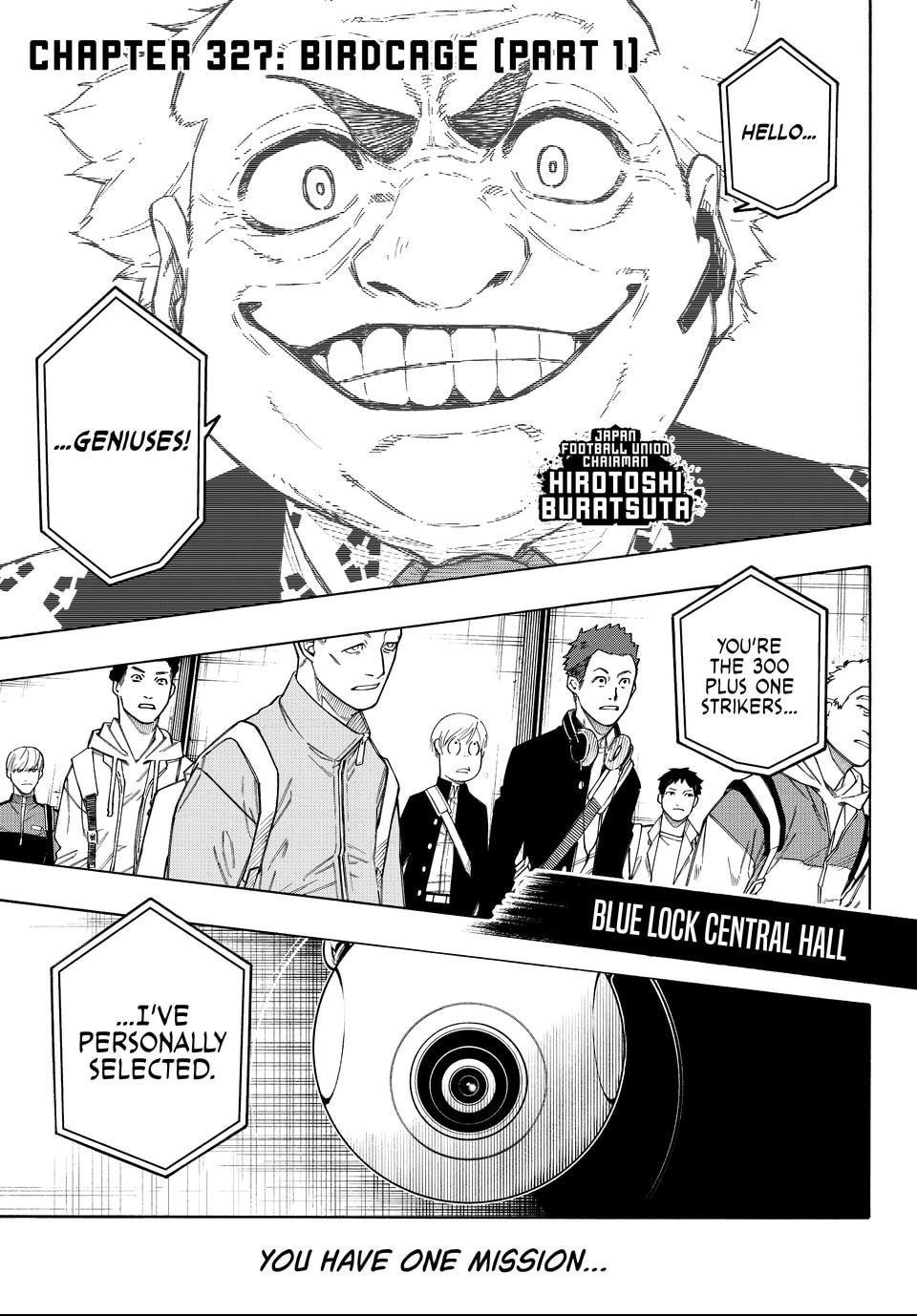 Blue Lock Chapter 327.1 page 1 - 