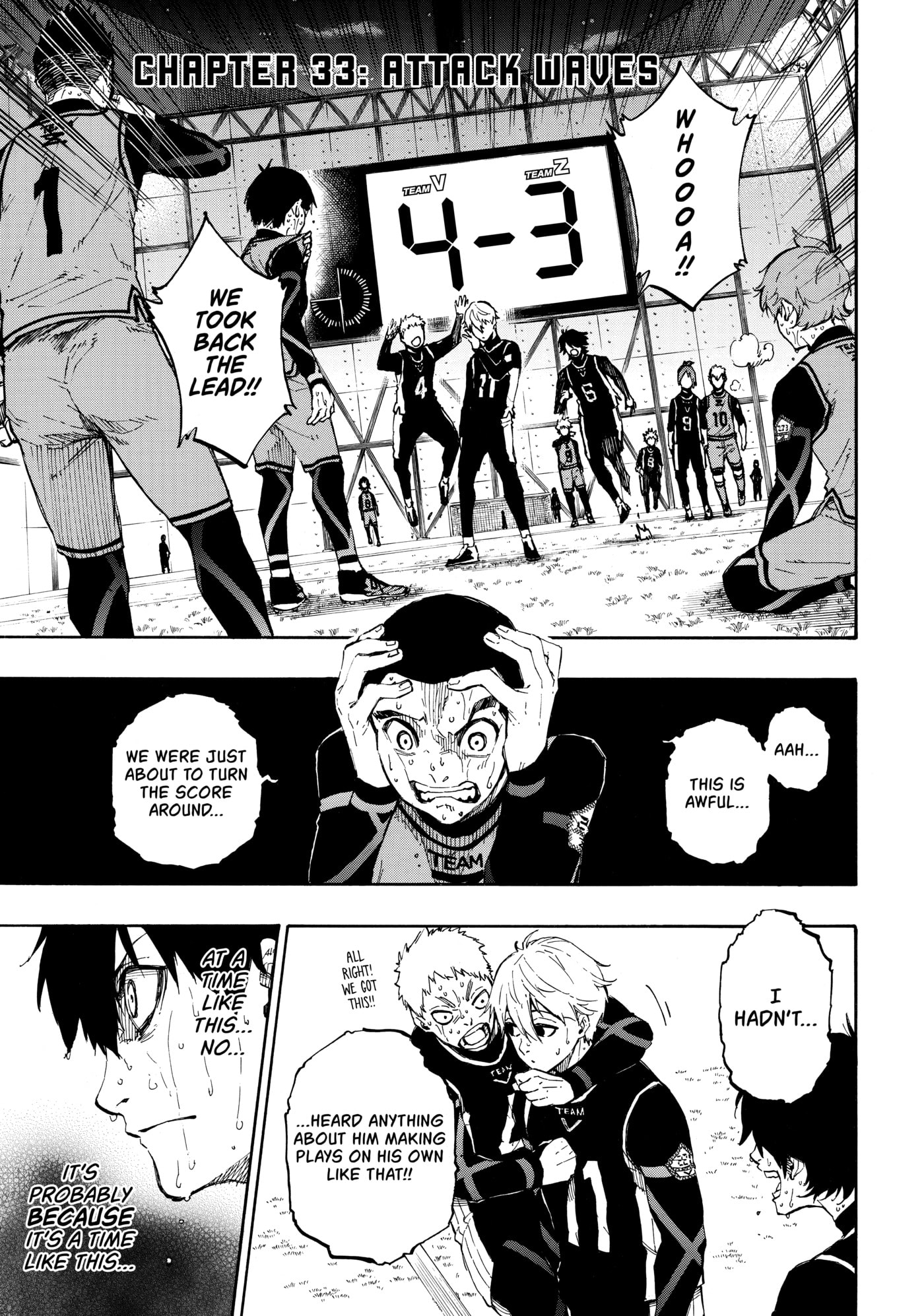Blue Lock Chapter 33 page 1 - 