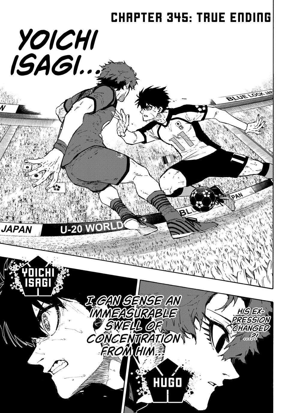 Blue Lock Chapter 345 page 1 - 