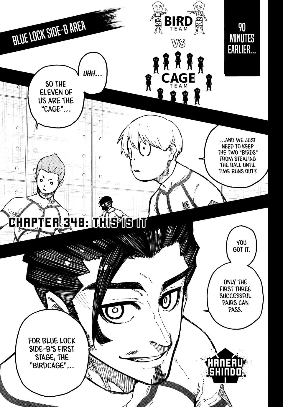 Blue Lock Chapter 348 page 1 - 