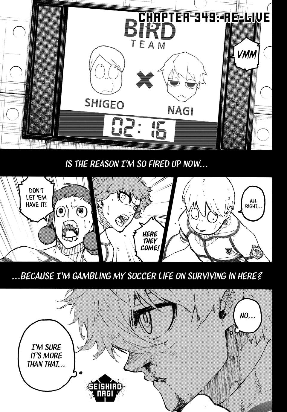 Blue Lock Chapter 349 page 1 - 