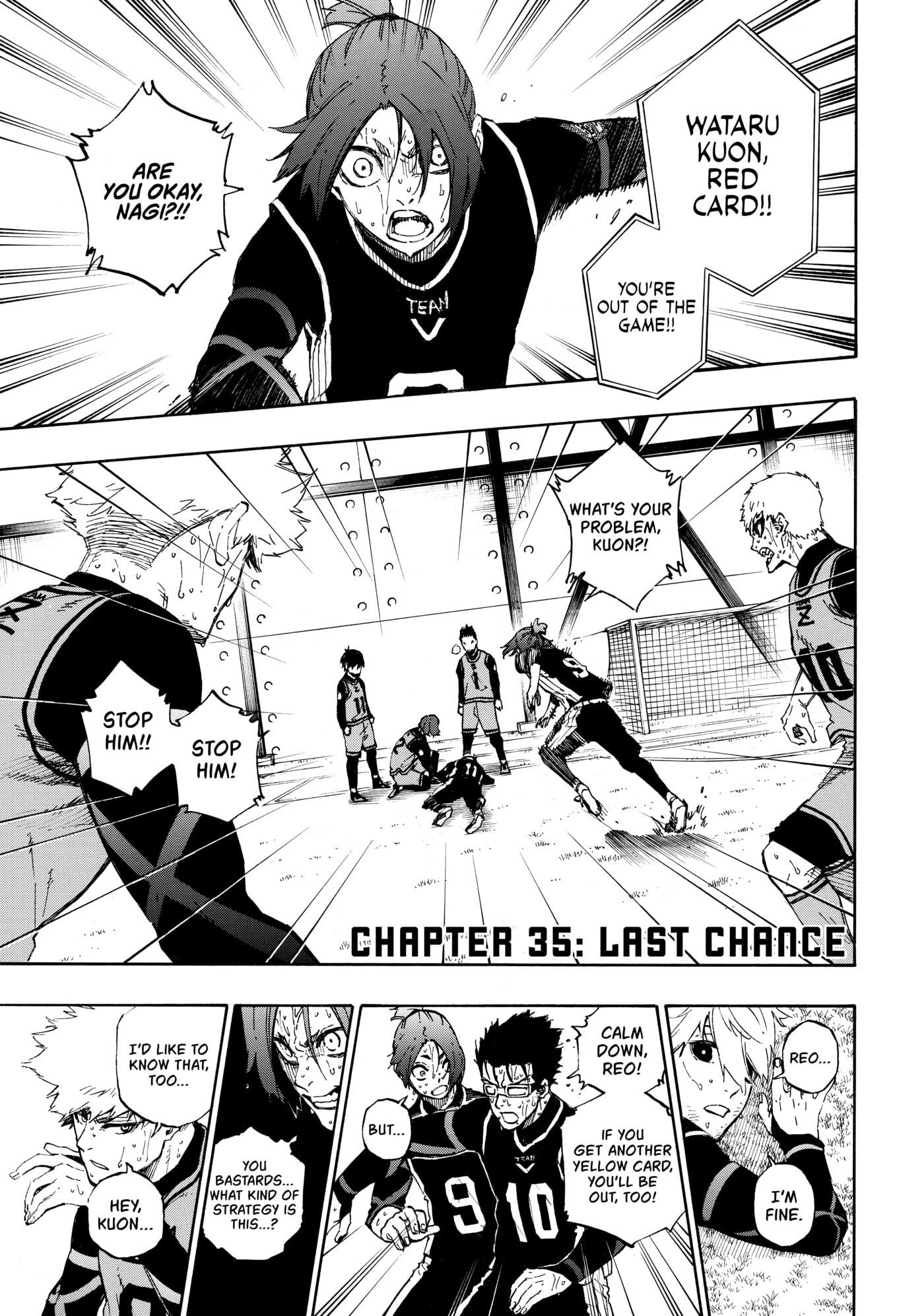 Blue Lock Chapter 35 page 1 - 