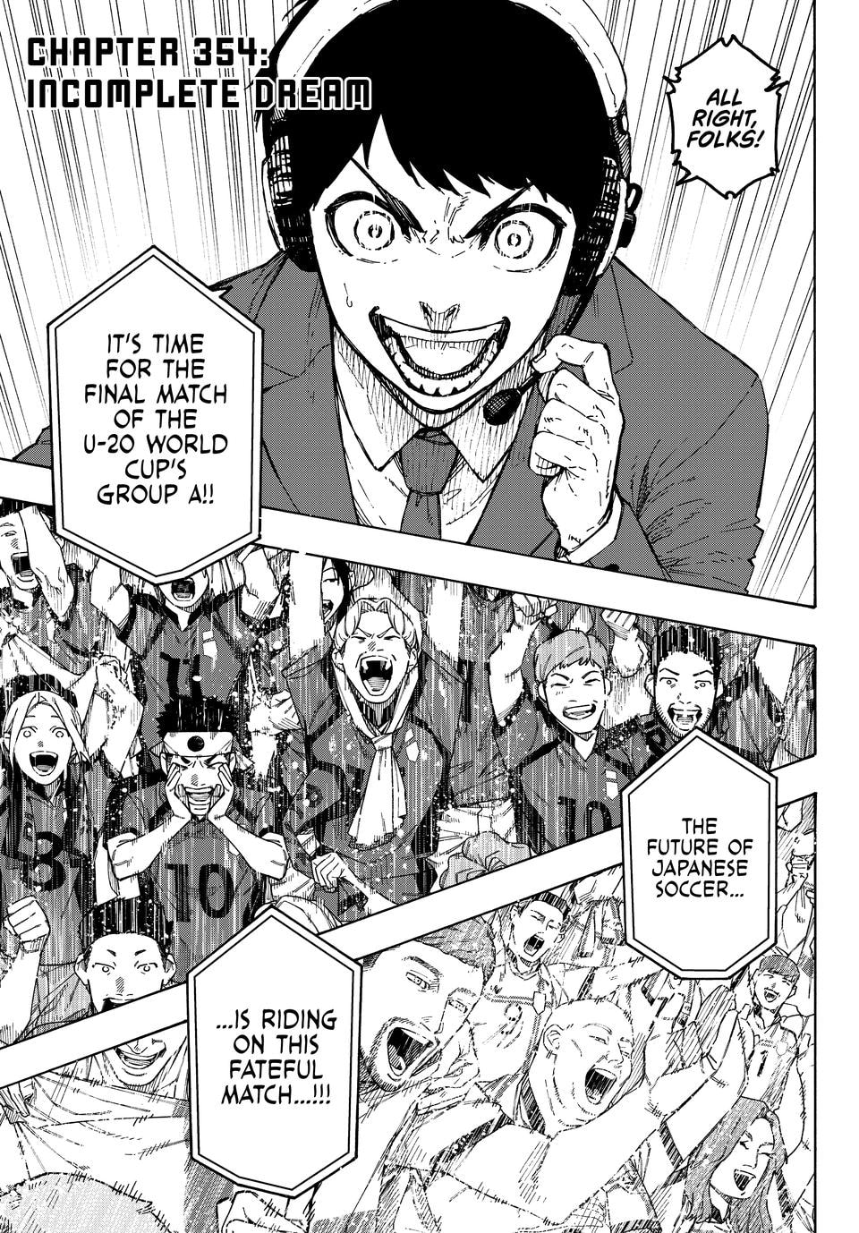 Blue Lock Chapter 354 page 1 - 