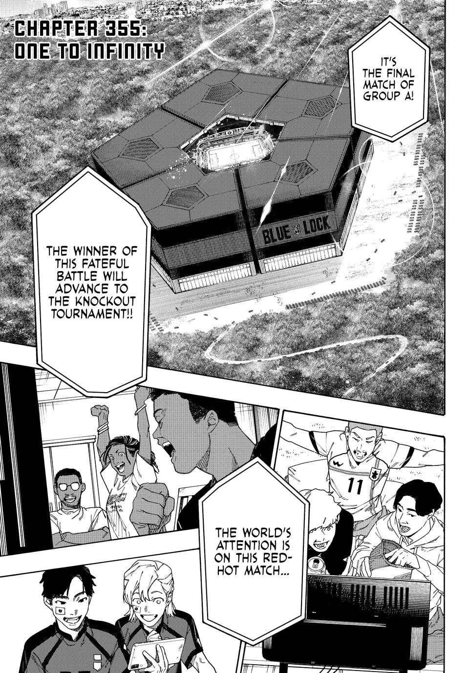 Blue Lock Chapter 355 page 1 - 