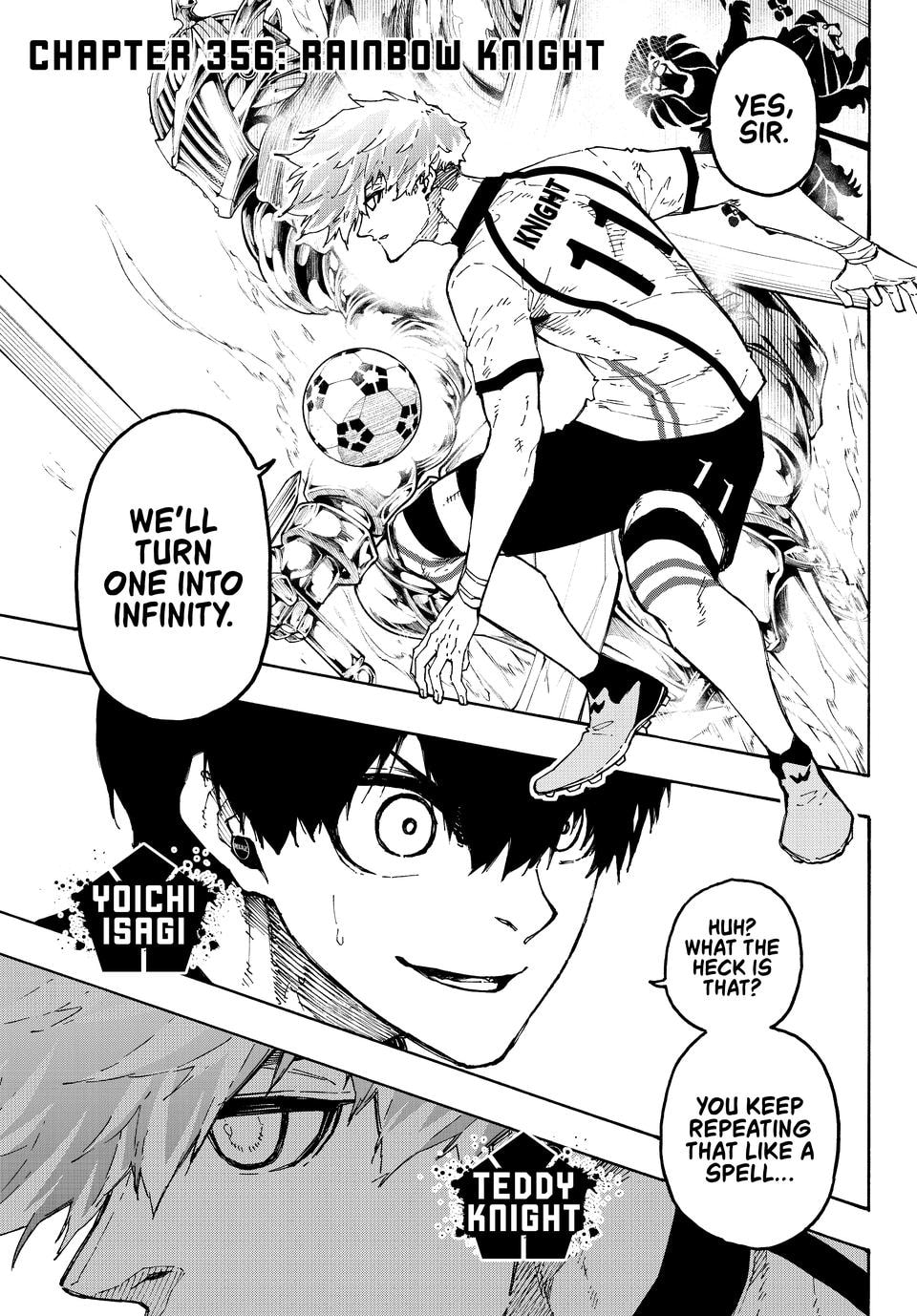 Blue Lock Chapter 356 page 1 - 