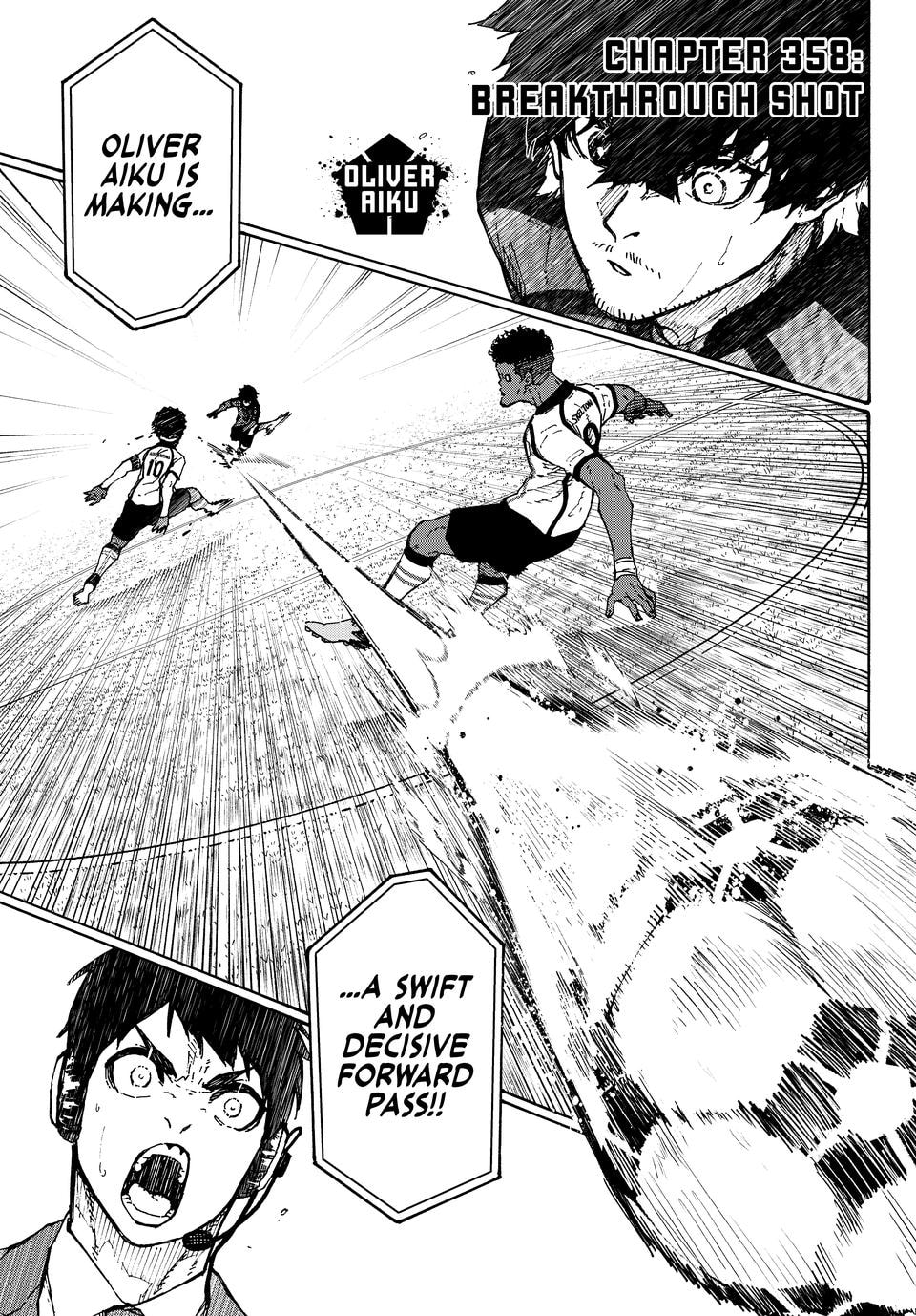 Blue Lock Chapter 358 page 1 - 