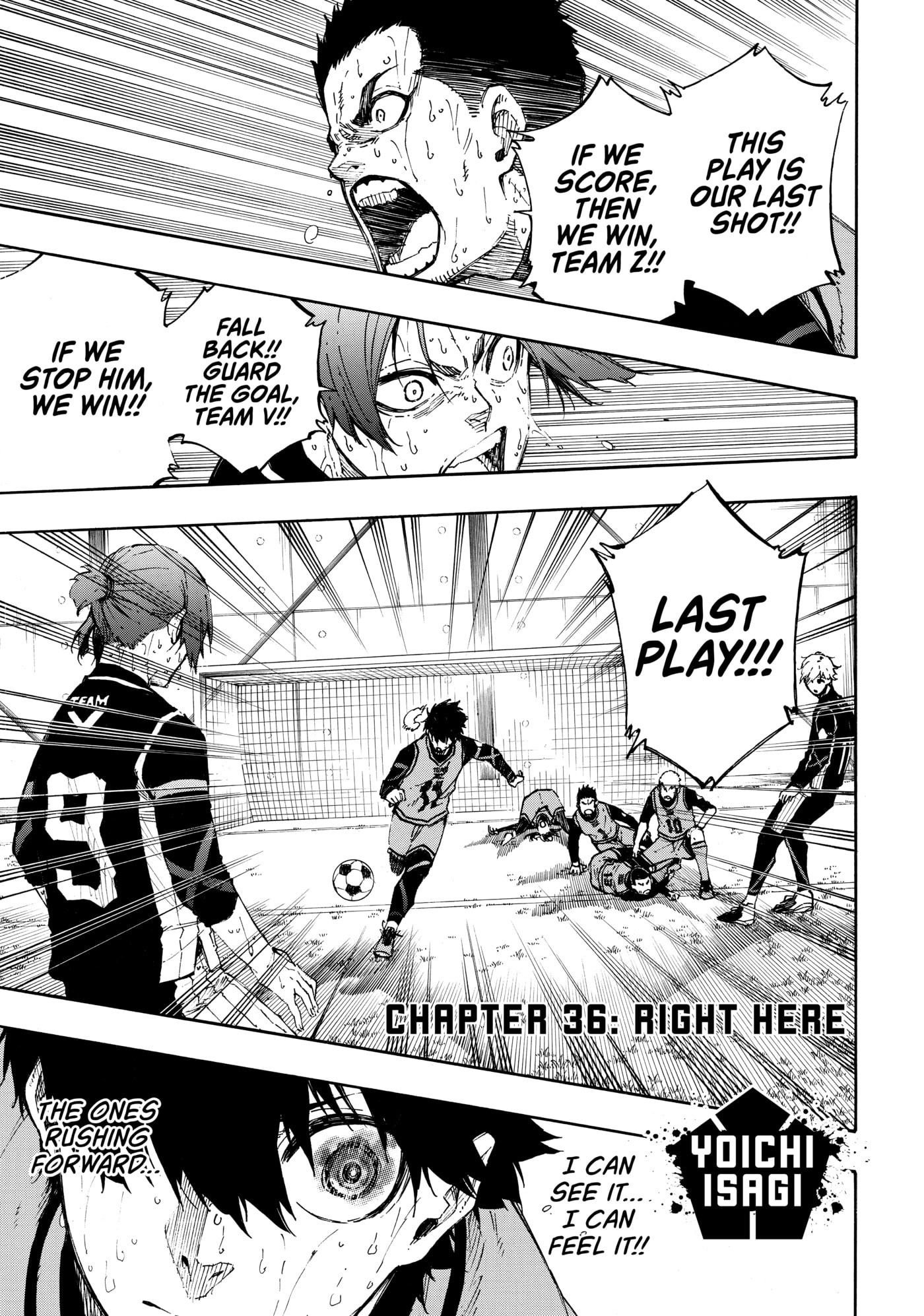Blue Lock Chapter 36 page 1 - 
