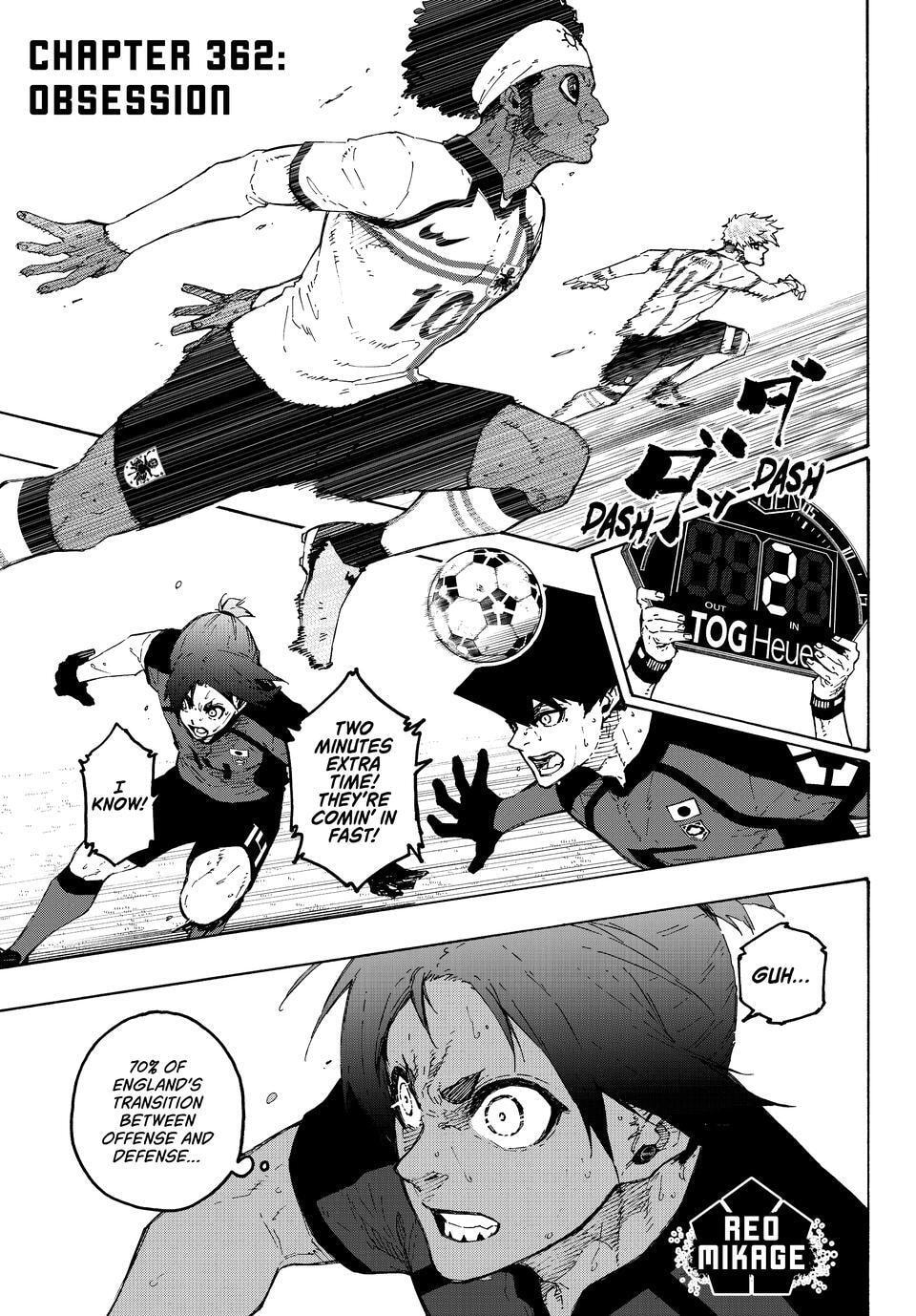 Blue Lock Chapter 362 page 1 - 