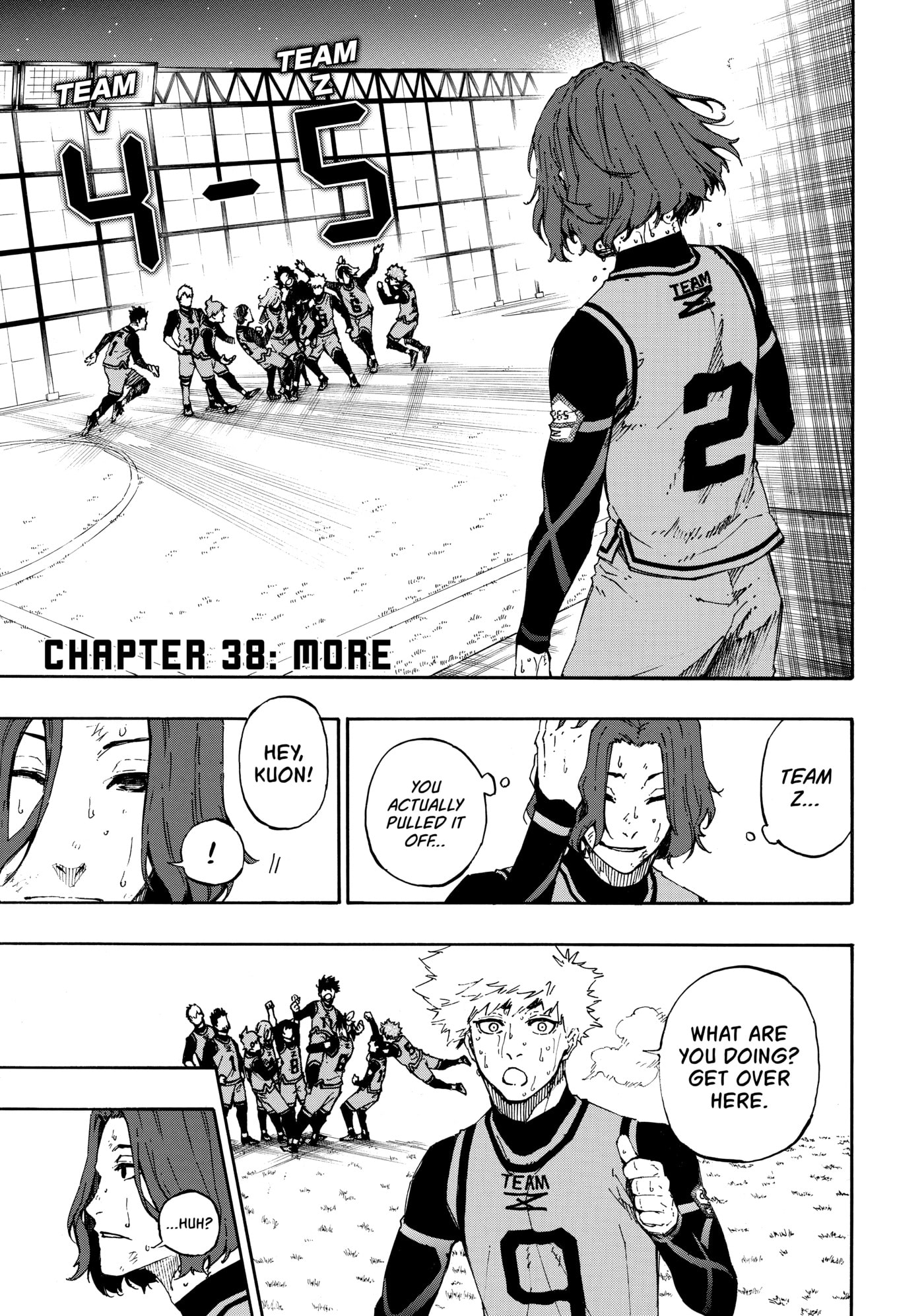 Blue Lock Chapter 38 page 1 - 