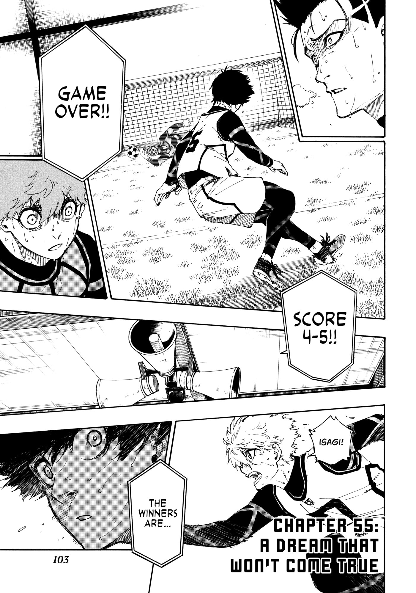 Blue Lock Chapter 55 page 1 - 