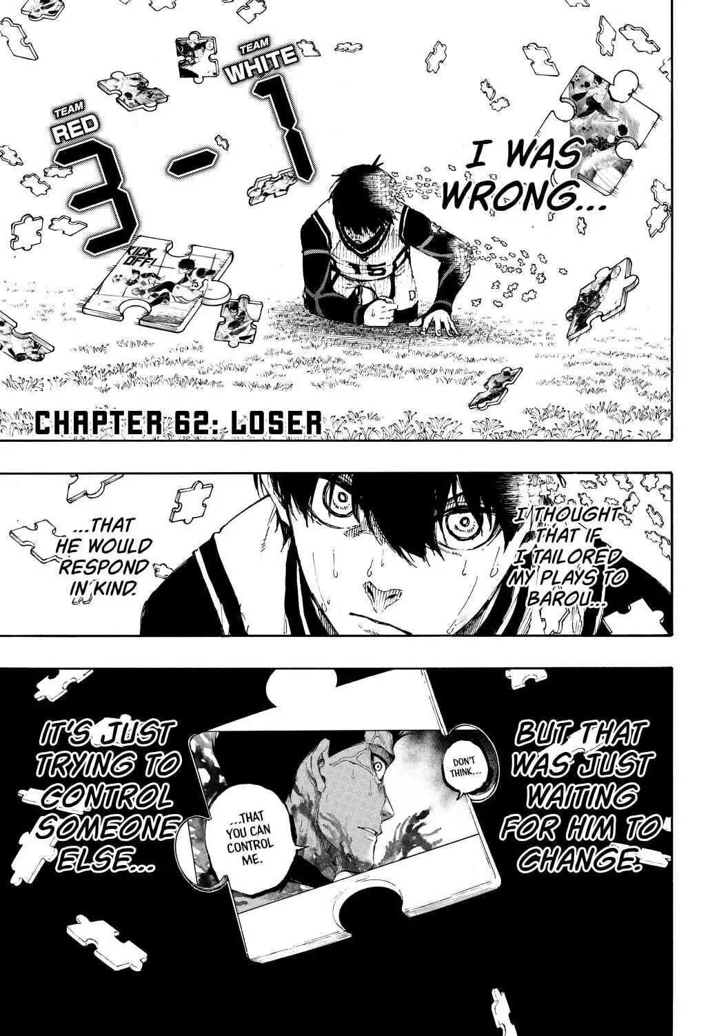 Blue Lock Chapter 62 page 1 - 