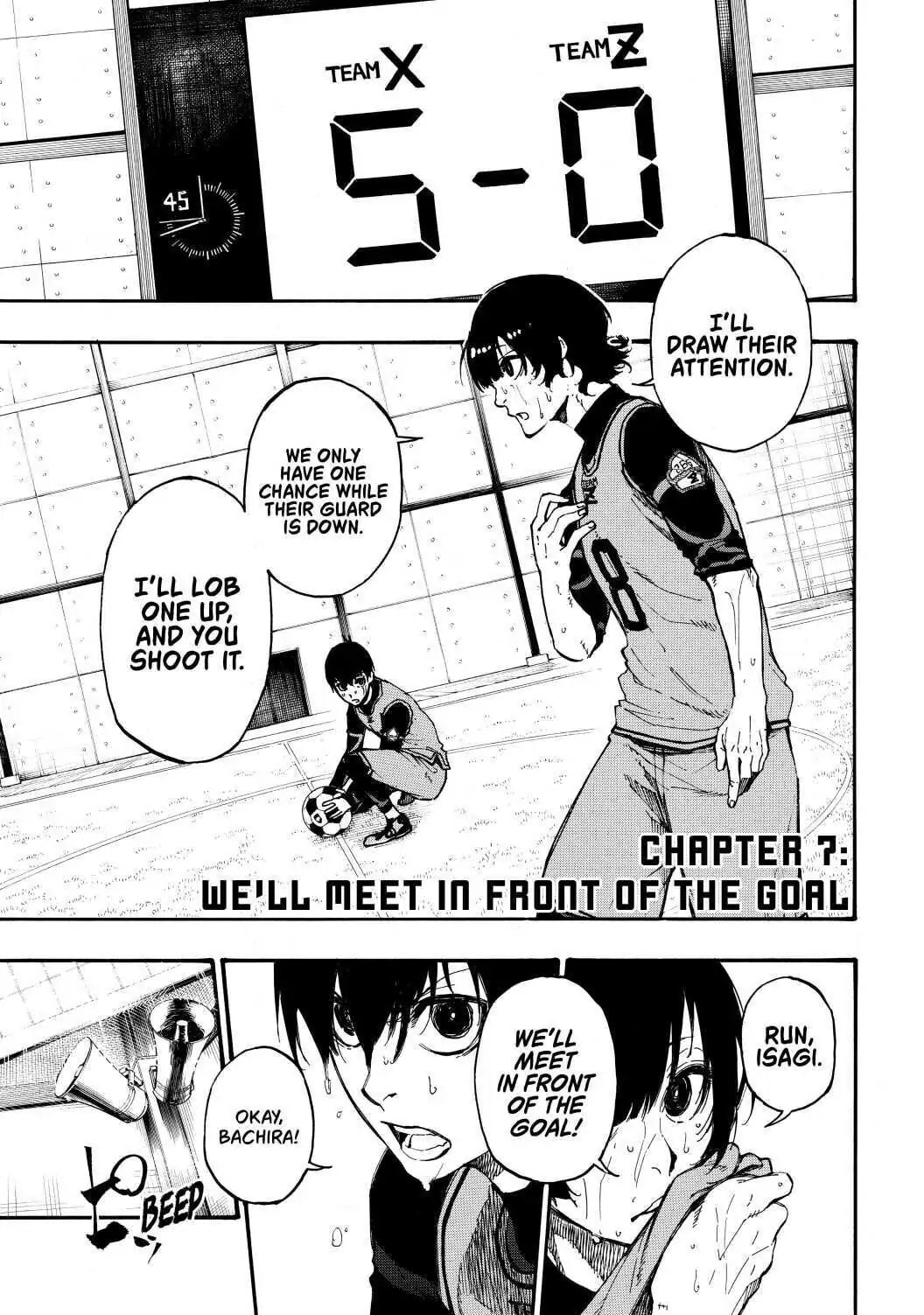 Blue Lock Chapter 7 page 1 - 