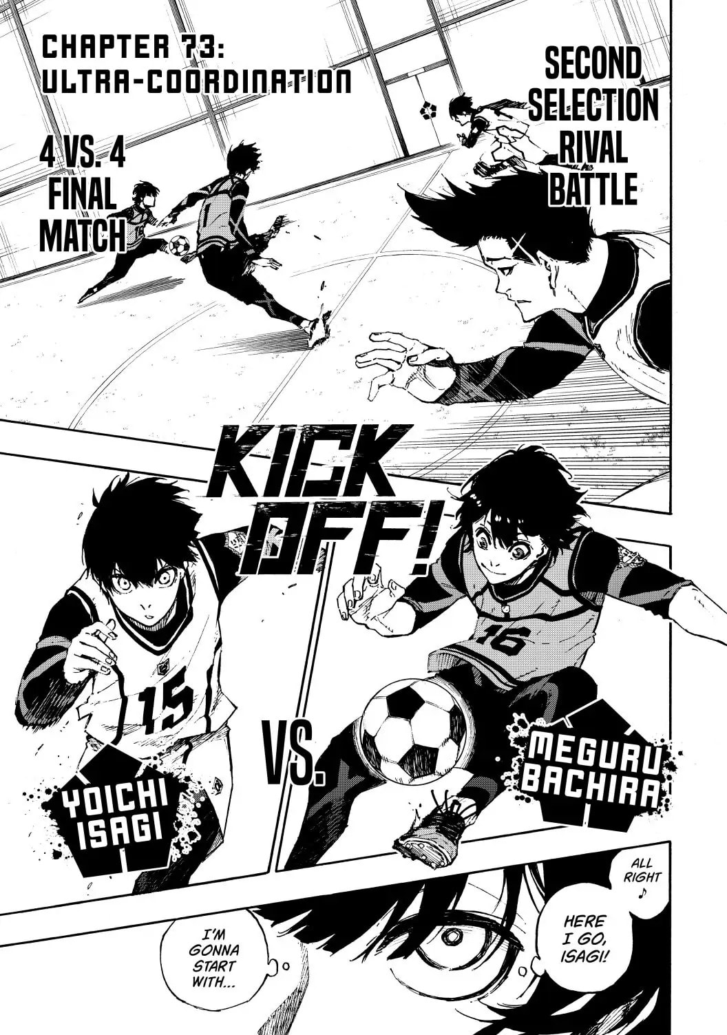 Blue Lock Chapter 73 page 1 - 