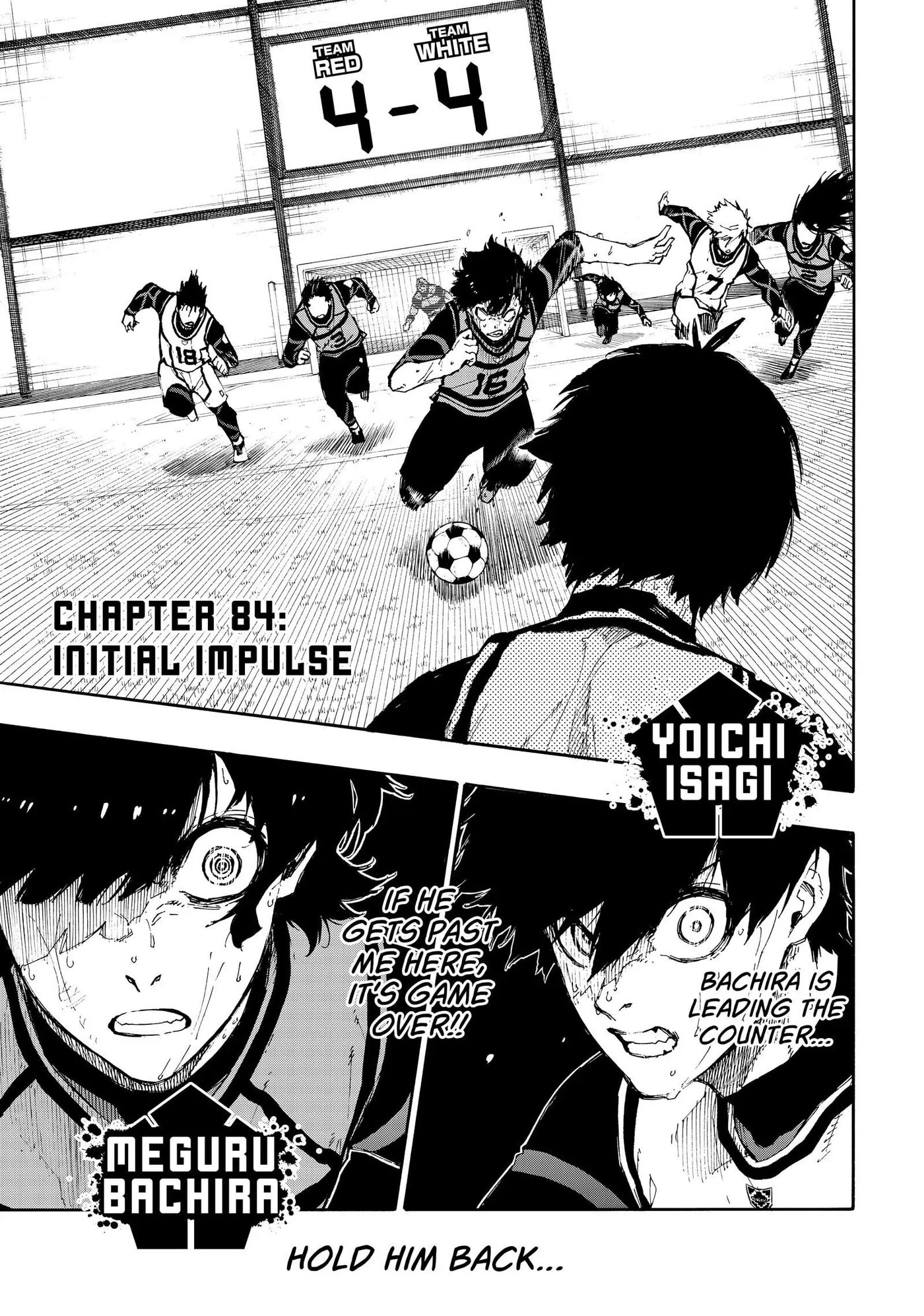 Blue Lock Chapter 84 page 1 - 