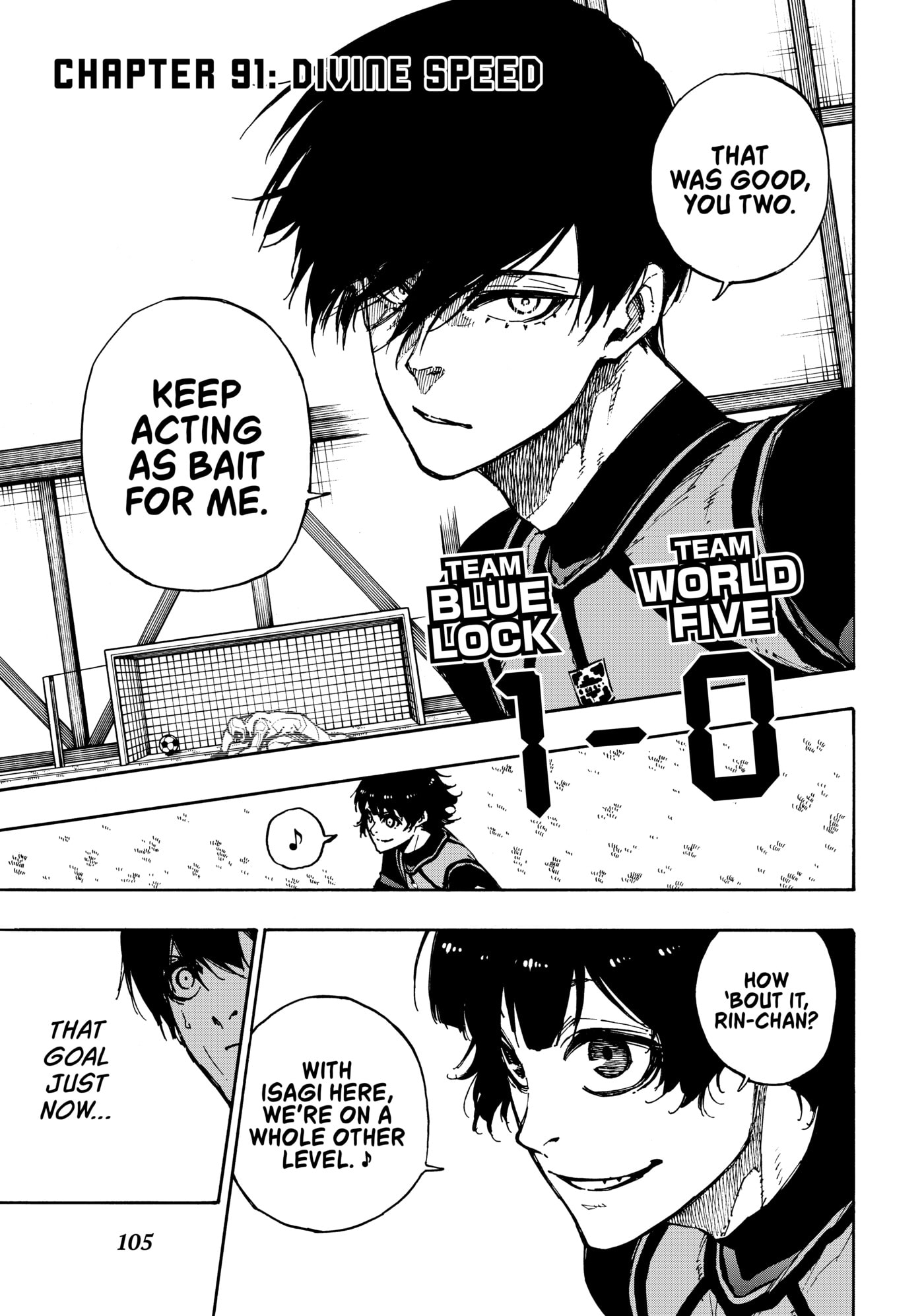 Blue Lock Chapter 91 page 1 - 