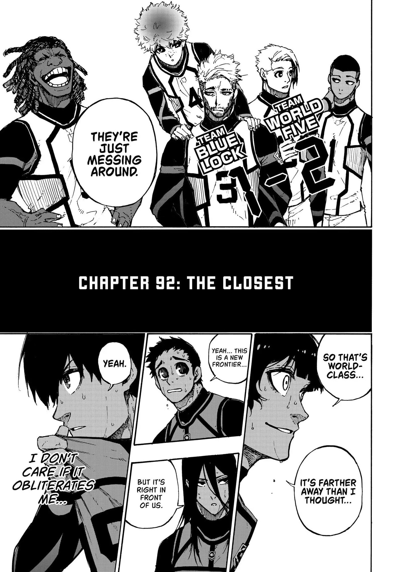 Blue Lock Chapter 92 page 1 - 