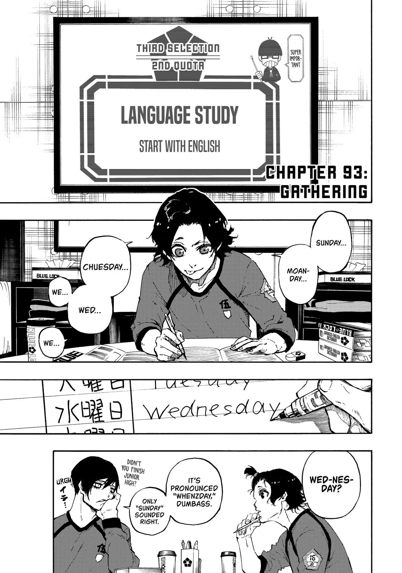 Blue Lock Chapter 93 page 1 - 