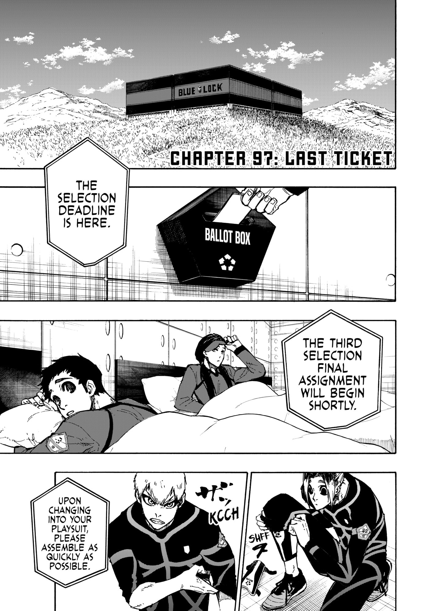 Blue Lock Chapter 97 page 1 - 