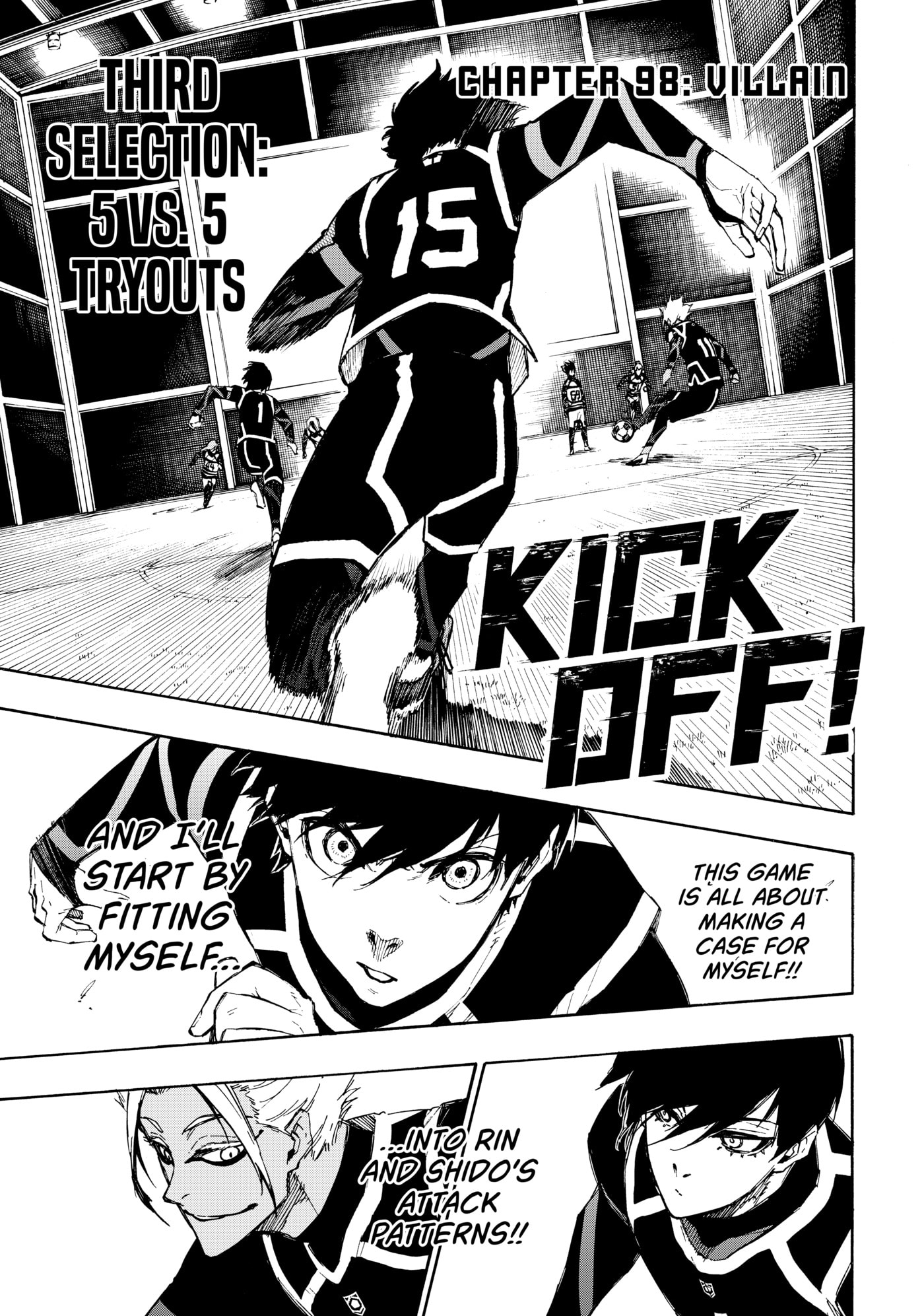 Blue Lock Chapter 98 page 1 - 