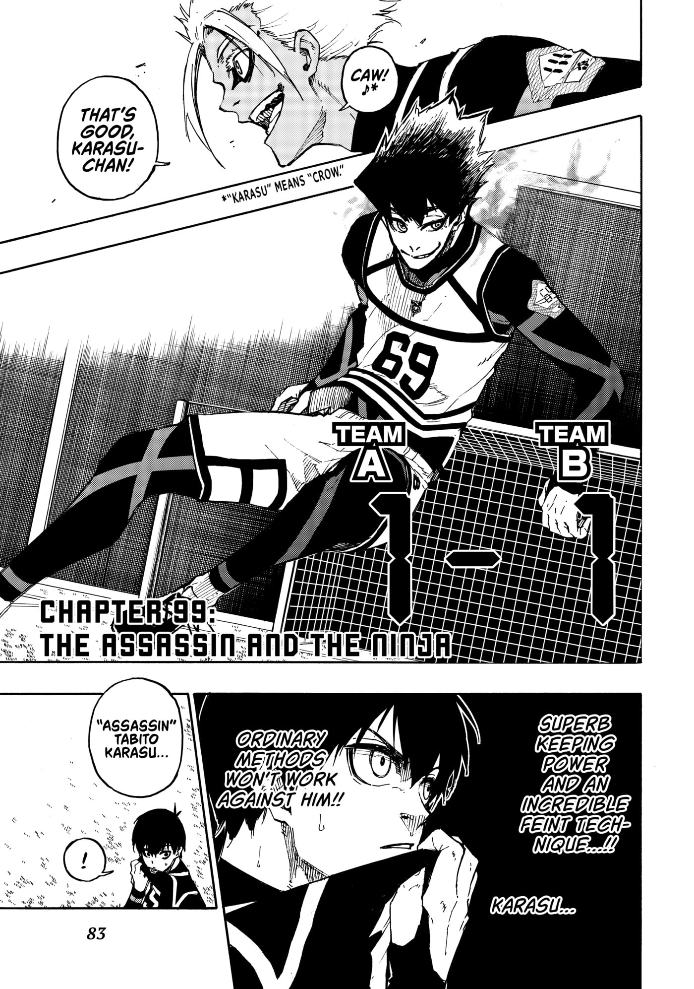 Blue Lock Chapter 99 page 1 - 
