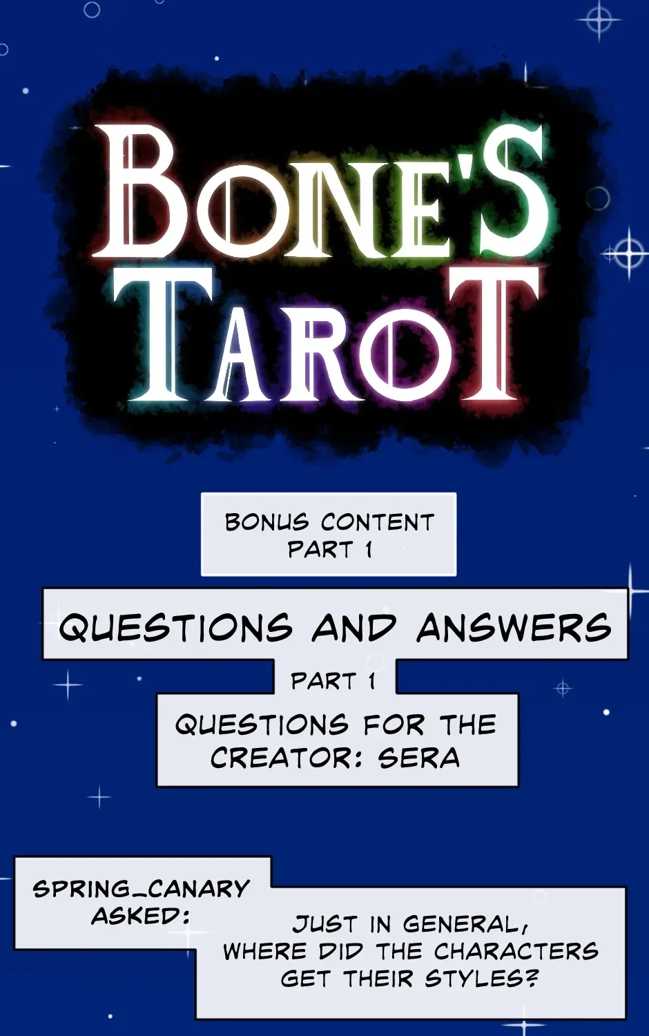 Bone's Tarot Chapter 300 page 1 - 