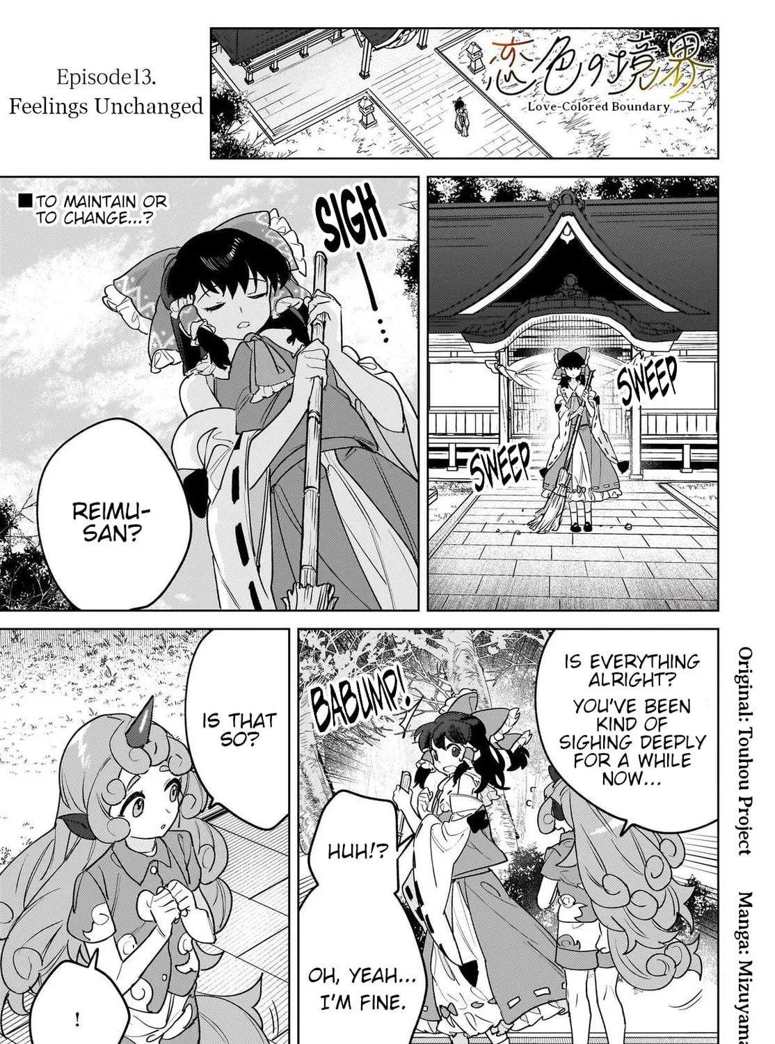 Border of Love Colors Chapter 13 page 1 - 