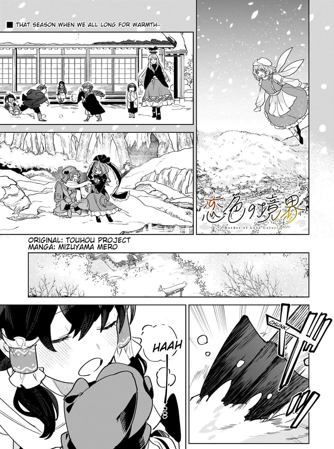 Border of Love Colors Chapter 9 page 1 - 